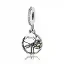 Dije Charm Familia Family Árbol De La Vida En Plata 925