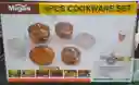 Batería De Cocina 9 Piezas Square Pan Hi-techceramic Nonstick Coating Anti Adherente