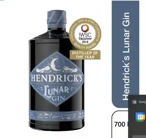 Ginebra Hendricks Lunar 700 Ml
