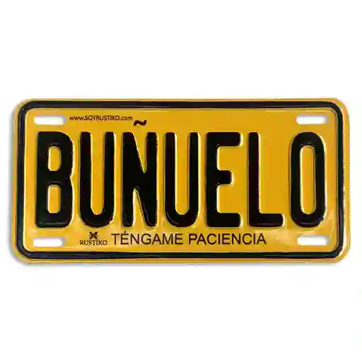 Placa Buñuelo