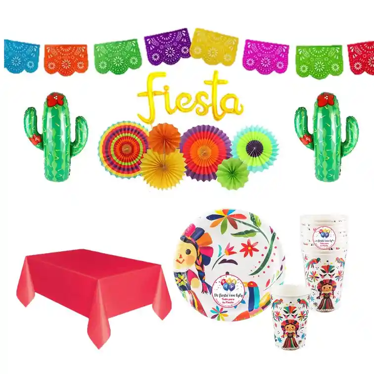 Kit De Fiesta Mexicana Lista Para Celebrar