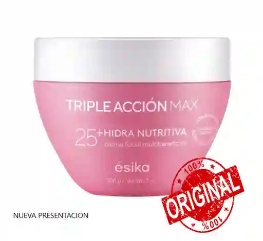 Crema Triple Acción Max 25+ 200g De Rostro