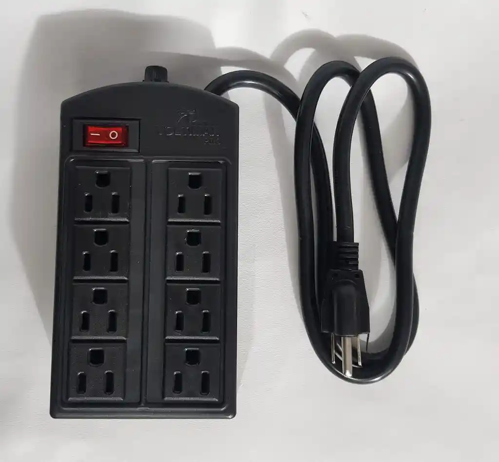 Tableta Regulador Multitoma Voltimax 8 Salidas 10a 125v 1 Metros