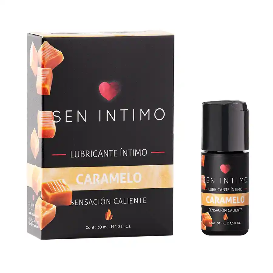 Lubricante Caliente Caramelo 30 Ml Sen Intimo