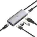 Mac Adaptador Tipo C Multipuerto Rj45 Hdmi 4K Ethernetwind