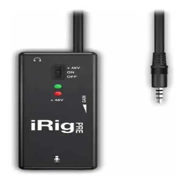 Preamplificador Portatil Ik Multimedia Irig Pre Phantom