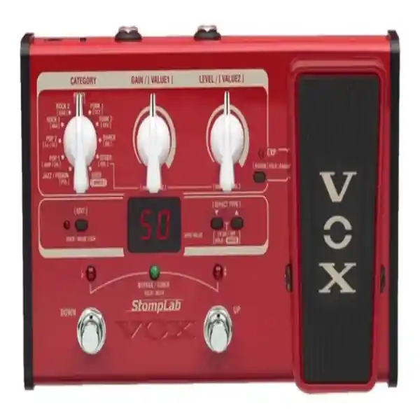 Pedalera Vox Sl2b Para Bajo Electrico Multiefectos Con Pedal