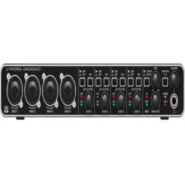 Interfaz De Grabación Behringer Umc404hd Interface U-phoria