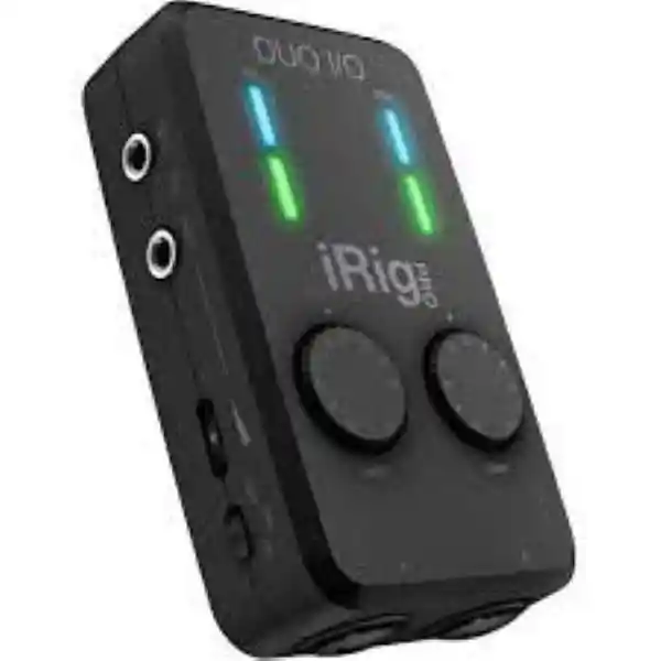 Interfaz Irig Pro Duo I/o Móvil De Audio/midi De 2 Canales