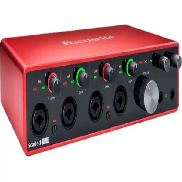 Interface De Grabación Focusrite Scarlett 18i8 + Antipop