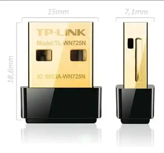 Tp-LinkAdaptador Nano Usb Inalambrico 150Mbps Tl-Wn725N