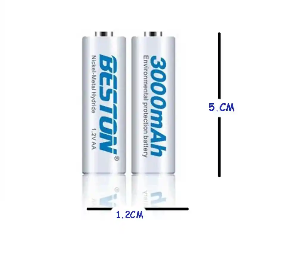 Bateria Pila Recargable Aa X 4 Beston