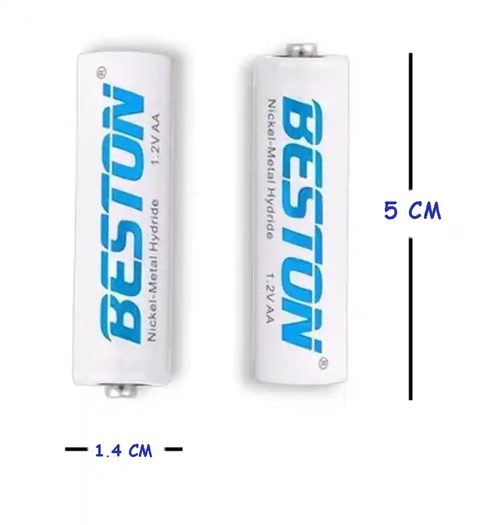 Pilas Bateria Beston Aaa Recargable 900mah X 4 Unidades