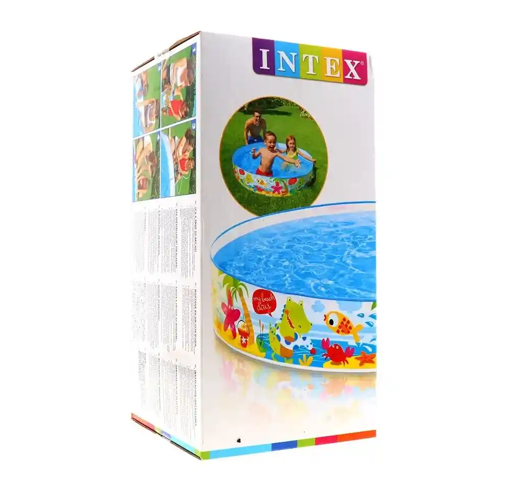 Intex Piscina Rigidapara Ninos Con Diseno Medida 1.22M X 25Cm