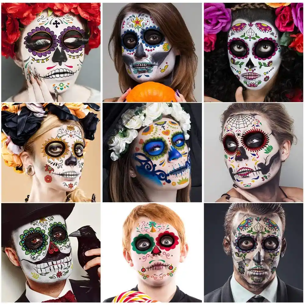 Disfraz Catrina Maquillaje Temporal Halloween