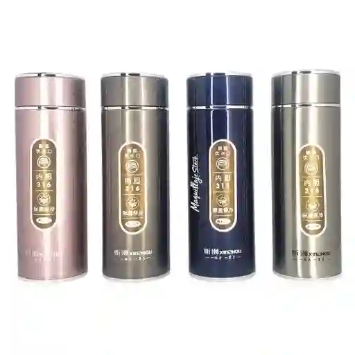 Termo Bebidas Calientes Metalizado 420ml Dl02-195