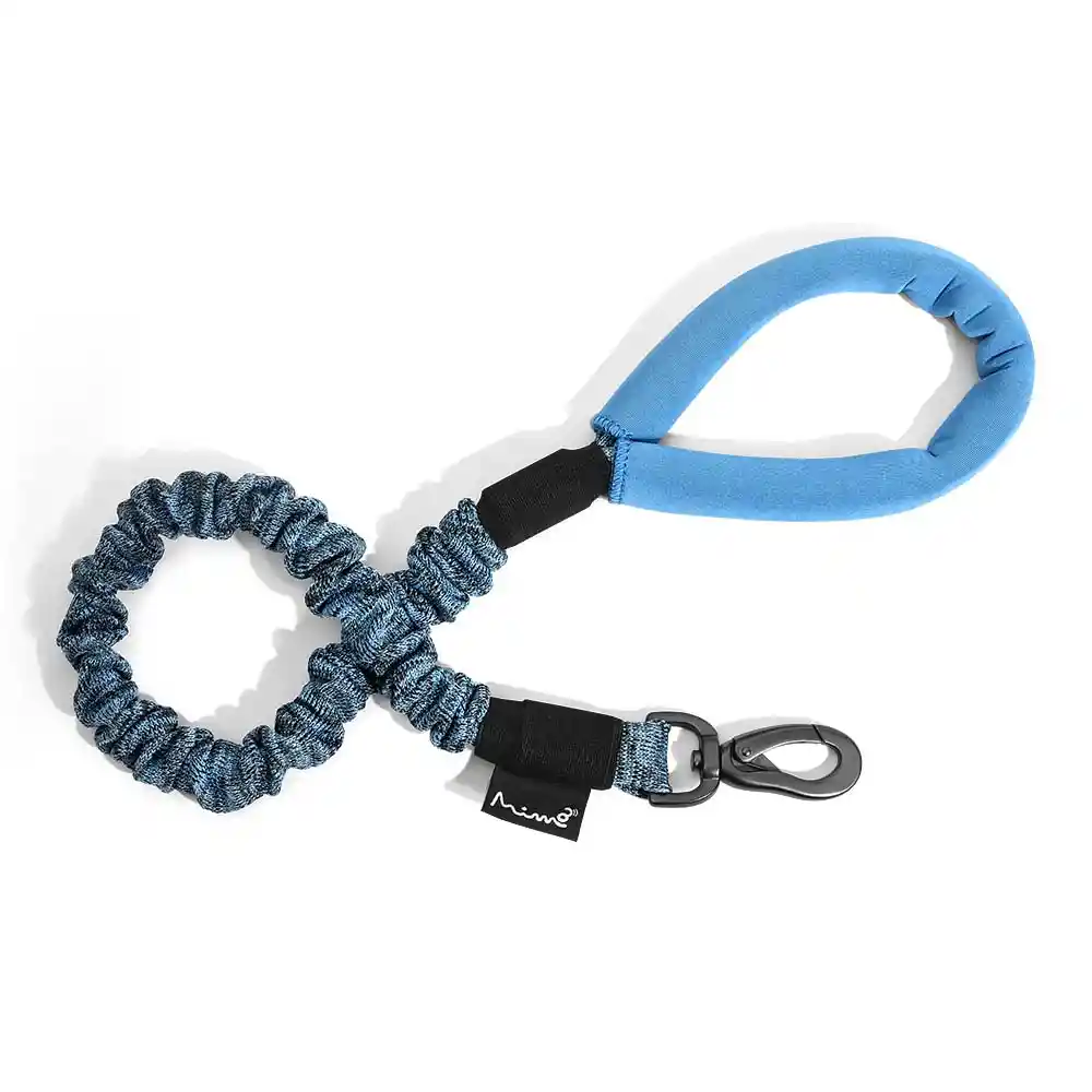 Mimo - Correa Cuerda Antishock Azul Para Perros