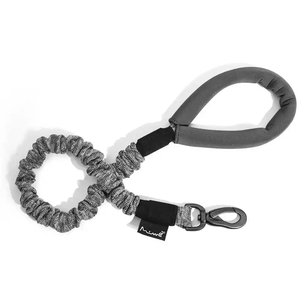 Mimo - Correa Cuerda Antishock Gris Para Perros