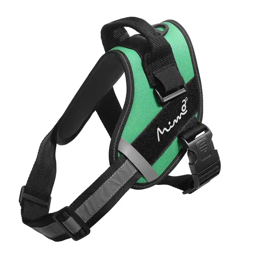 Arnes Reflectivo Chaleco Verde Para Perros Grandes