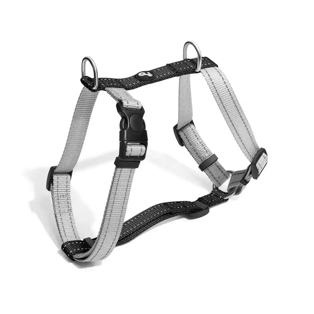 Arnes H Gris Y Negro Para Perros Pequeños