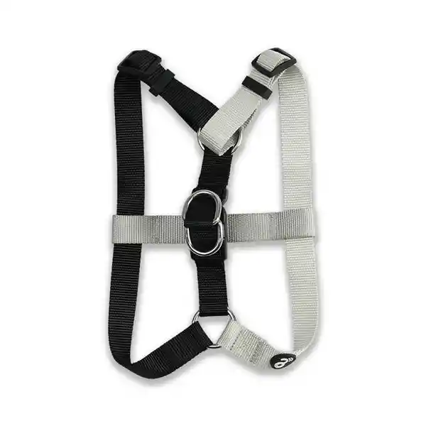 Arnes H Gris Y Negro Para Perros Grandes