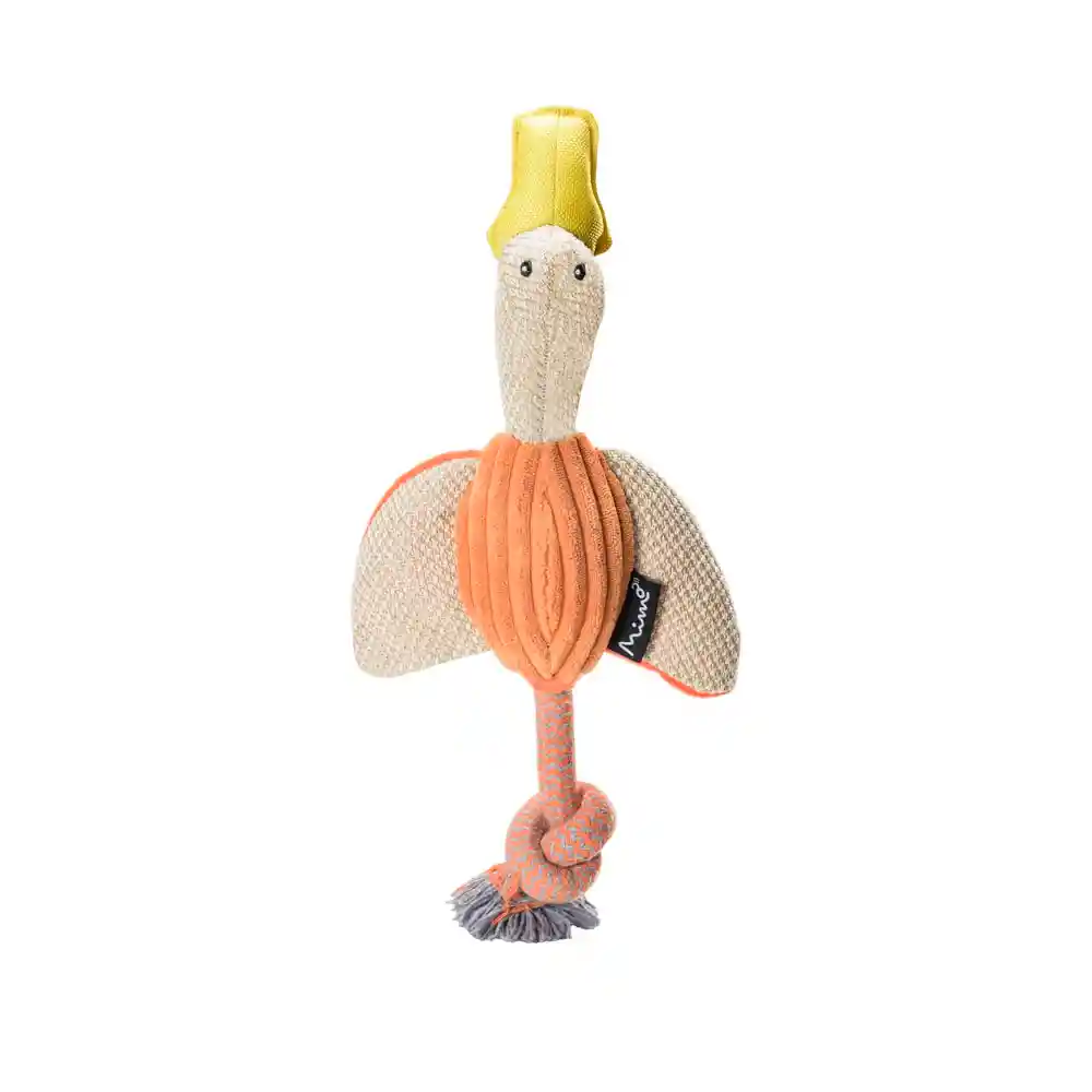 Peluche Con Cuerda Pato Texturas Para Perros