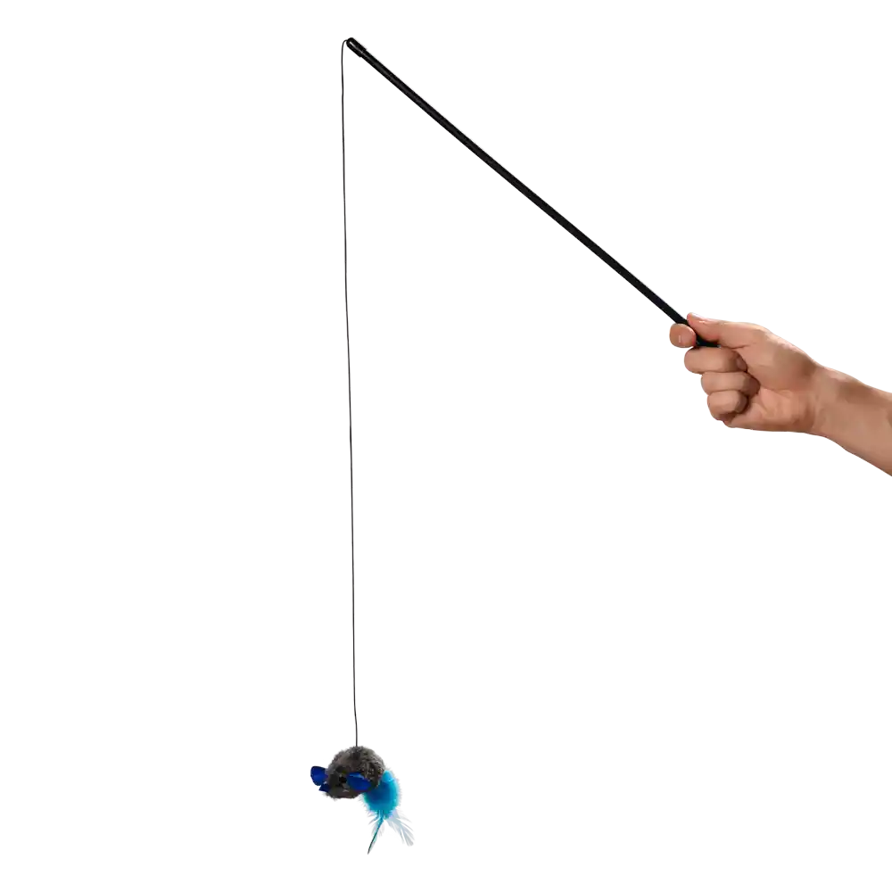 Varita Con Raton Para Gatos