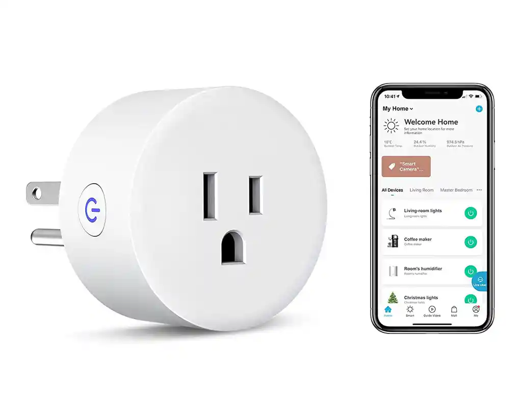 Enchufe Toma Corriente Inteligente Wifi Smart Plug