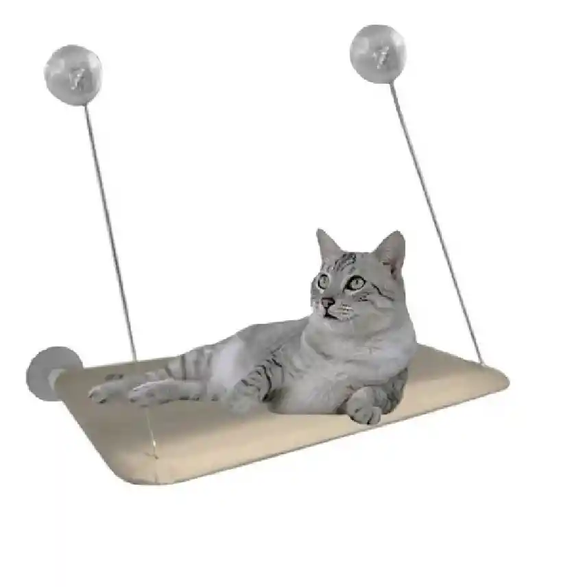 Cama Colgante De Ventana Para Gatos, Resistente Hasta 8kilos