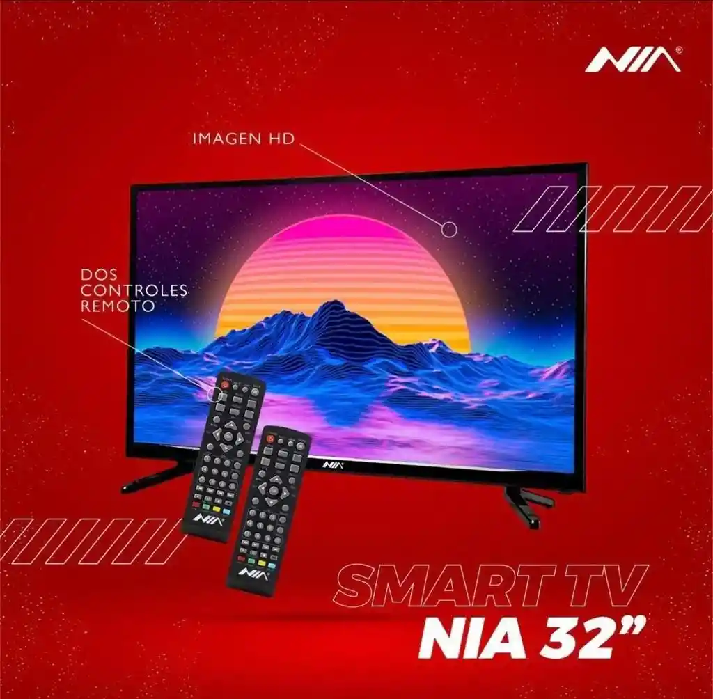 Nia Televisor Smart Tv 32 Pulgadas Led Full Hd Marca