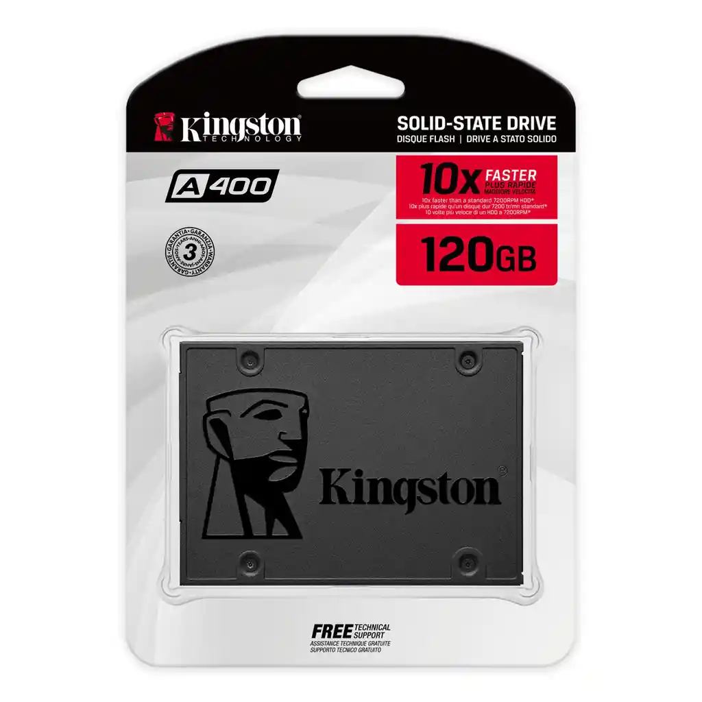 Kingston Disco Duro De Estado Solido 120Gb