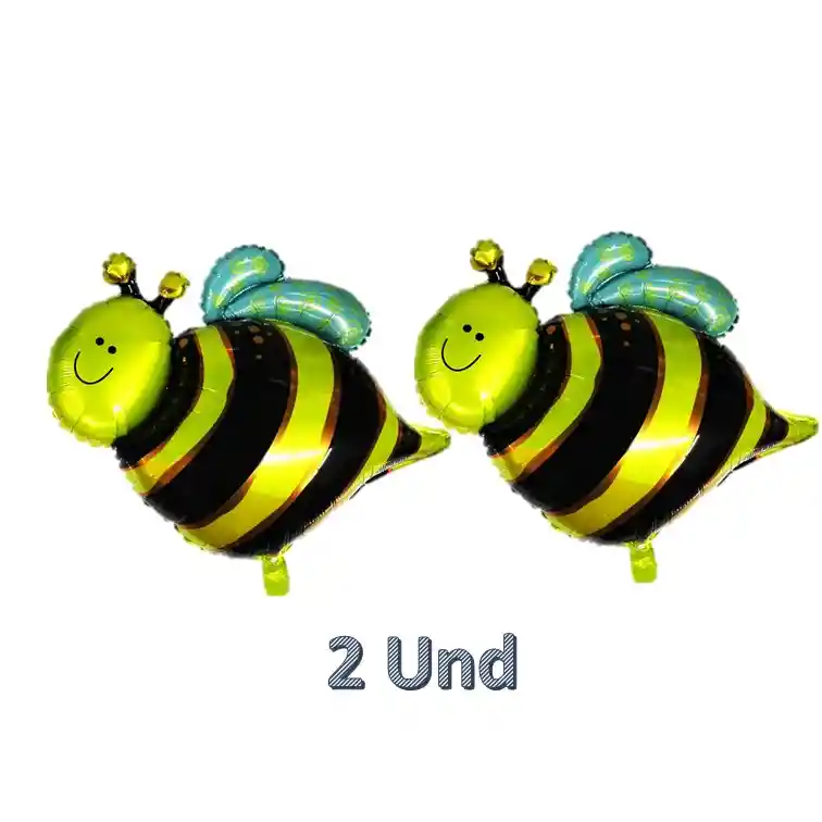 2 Globos En Forma De Abeja - Grandes