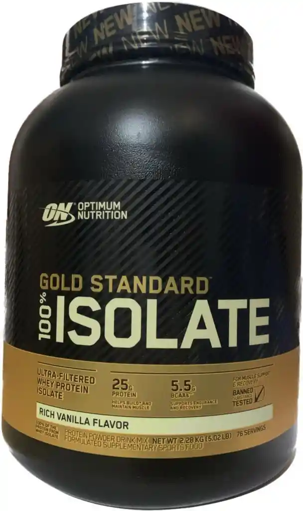 Isolate Gold Standard 100%5 Lbs 76 Servicios