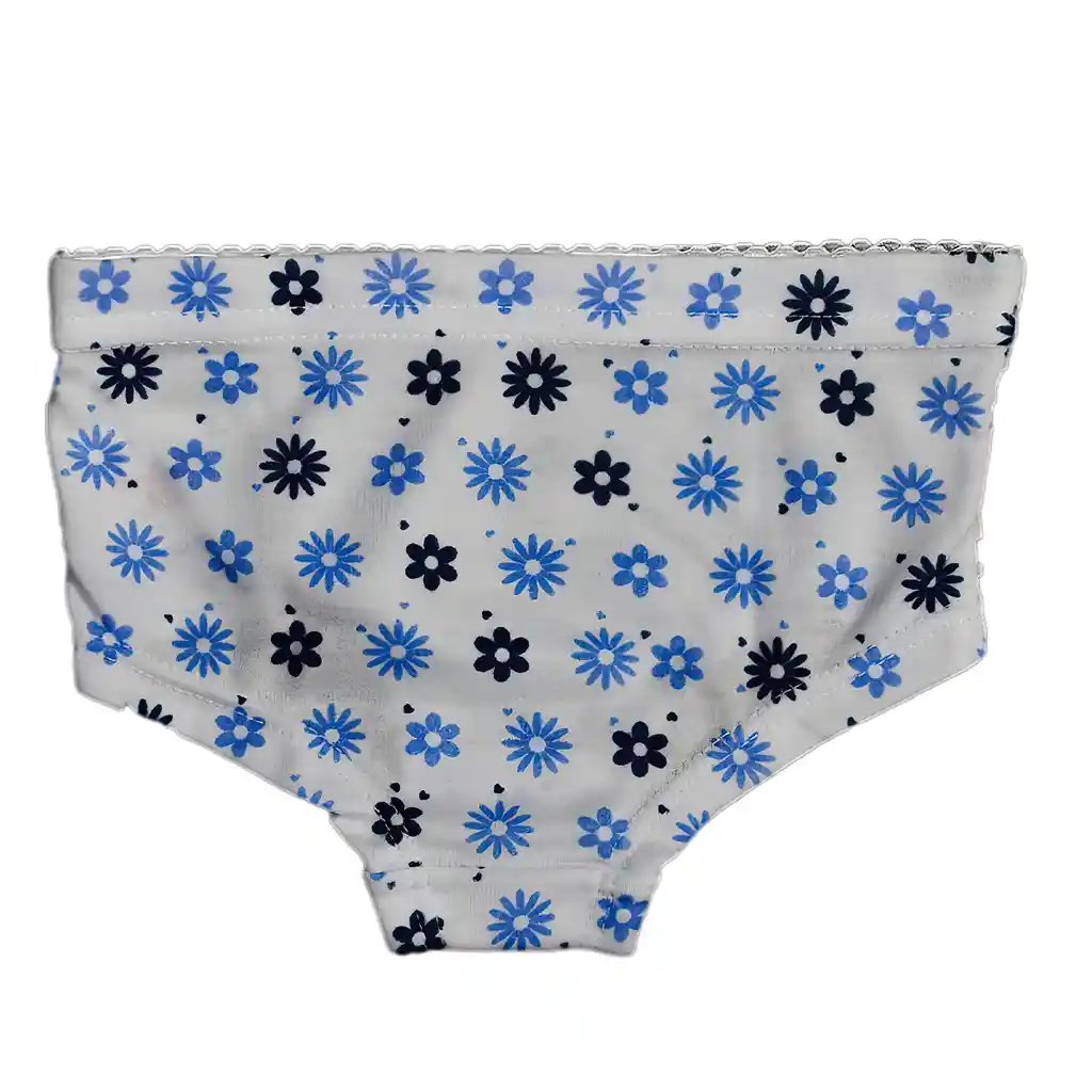 Panty Niña Estampado Talla 8 Azul Hortensia