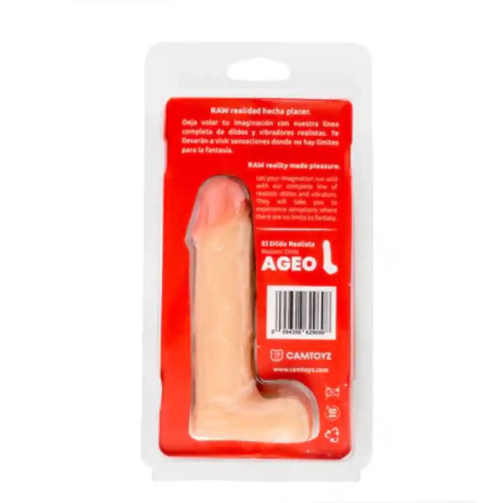 Dildo Realista Ageo 11.5 Cm