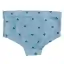 Panty Niña Estampado Talla 10 Azul Turquesa