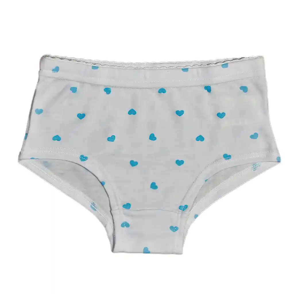 Panty Niña Estampado Talla 12 Blanco