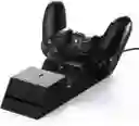 Cargador Controles Ps4 Premium Carga Rápida