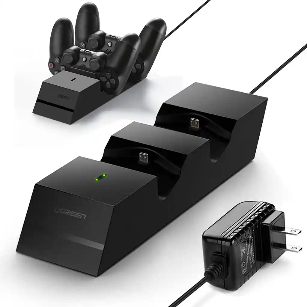 Cargador Controles Ps4 Premium Carga Rápida
