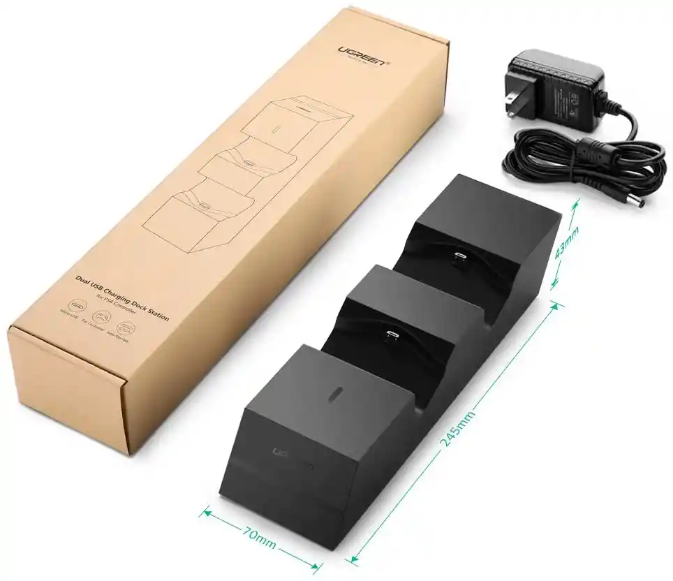 Cargador Controles Ps4 Premium Carga Rápida