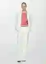 Top Bosco-H Rosa Pastel Talla XS Mujer Mango