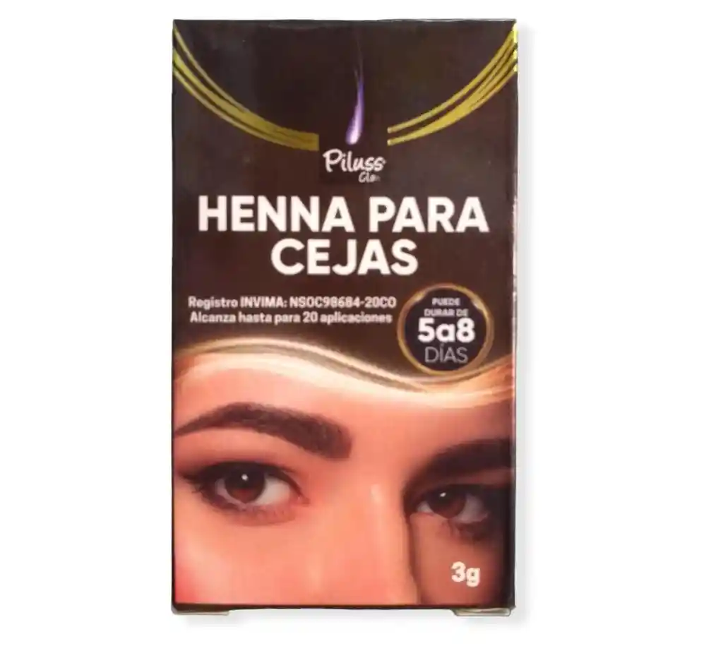 Henna Para Cejas Café Oscuro X 3g