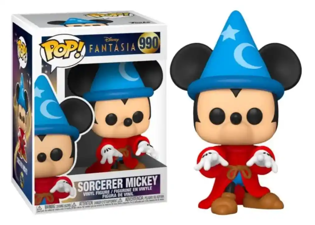 Funko Pop Original Sorcerer Mickey Mouse Fantasia Brujo 990 - Disney