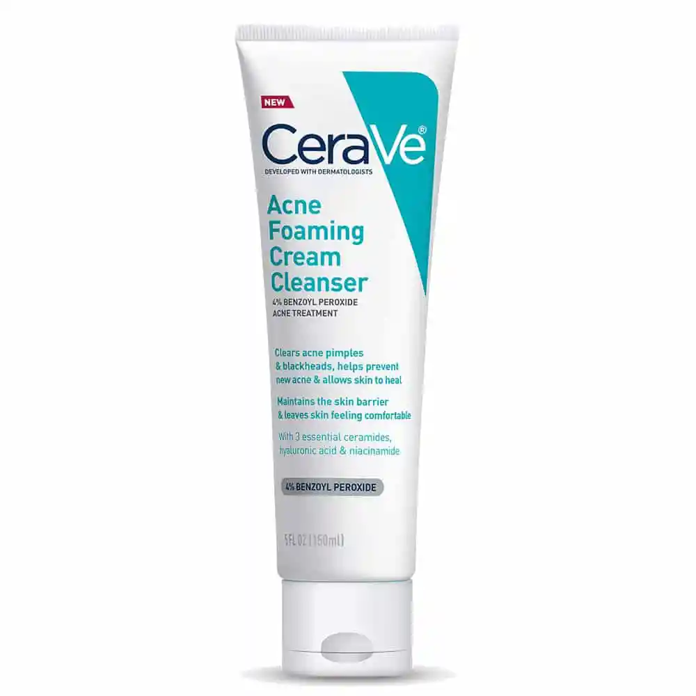 limpiador espumoso para el acne CeraVe