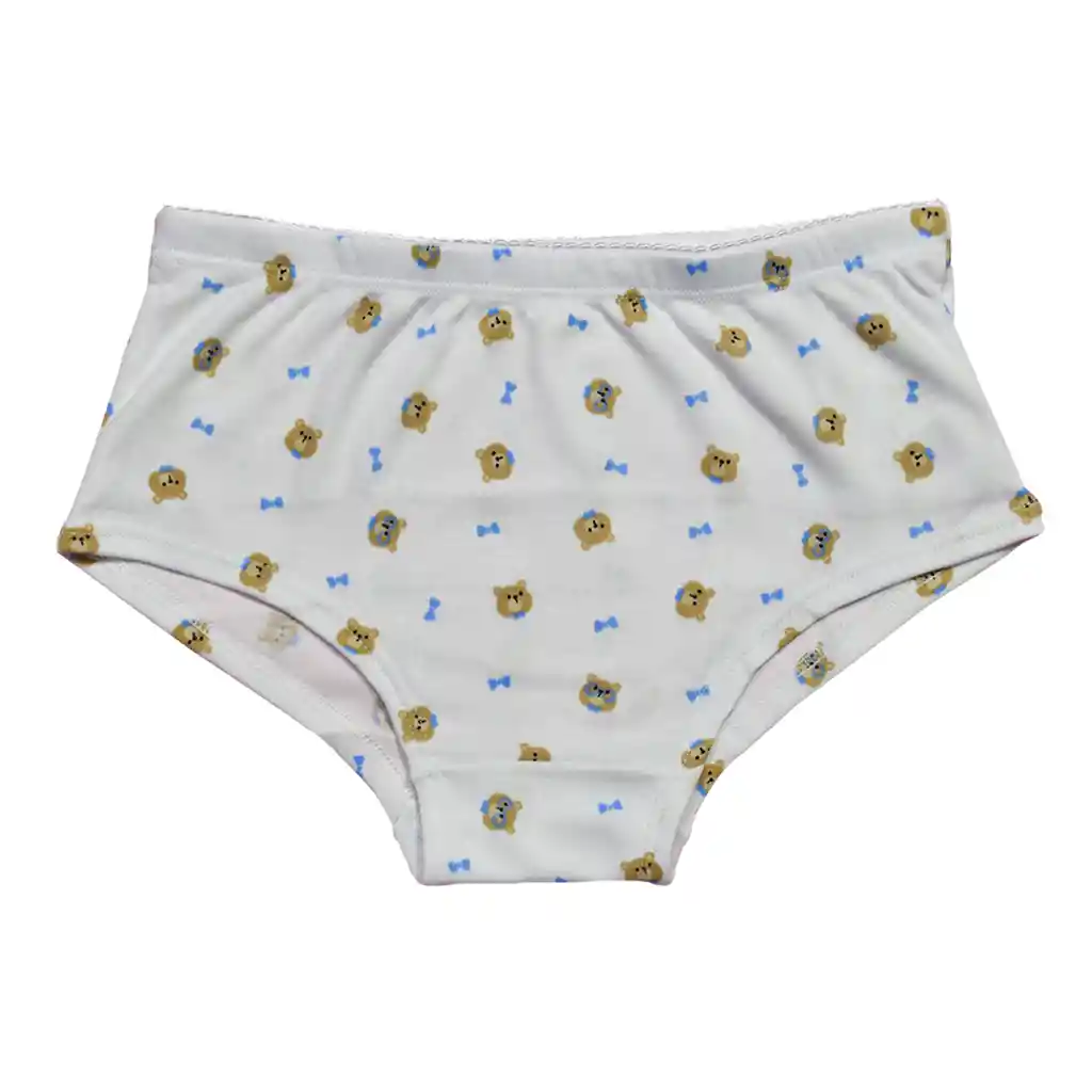 Panty Niña Estampado Talla 14 Ocre Claro