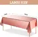 Mantel Metalizado Para Tus Celebraciones Or Rosa