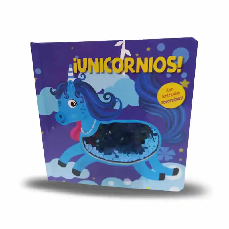 Libro Unicornios Con Lentejuelas Reversibles