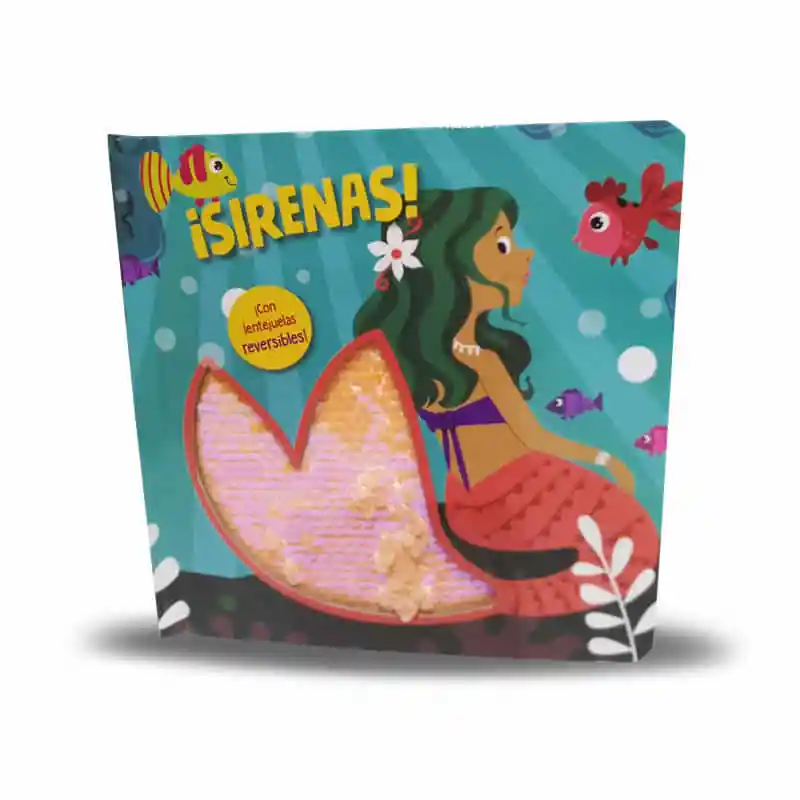 Libro Sirenas Con Lentejuelas Reversibles