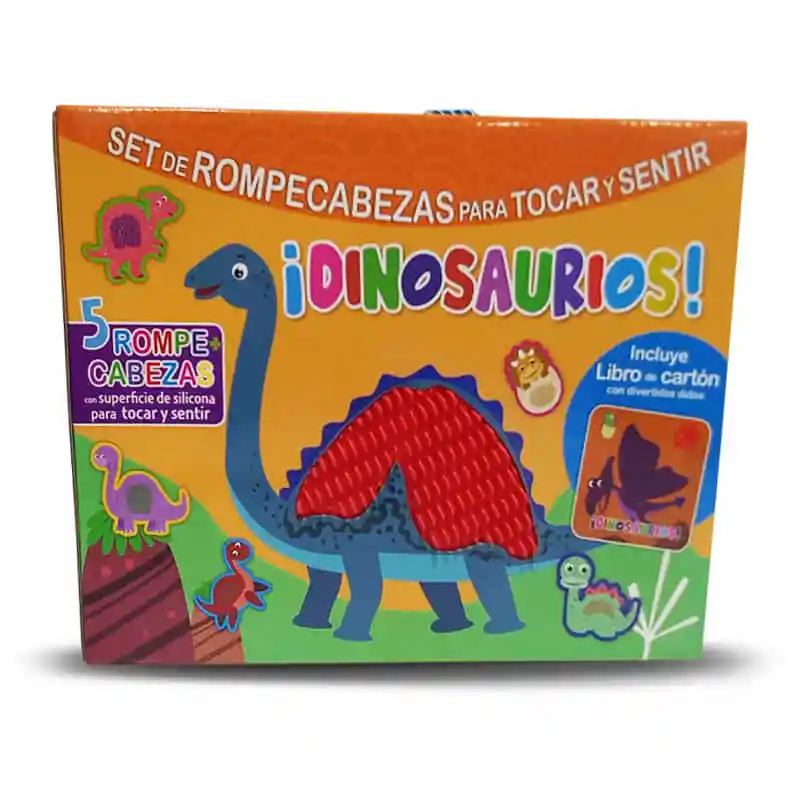 Rompecabezas Con Texturas Dinosaurios 42 Piezas