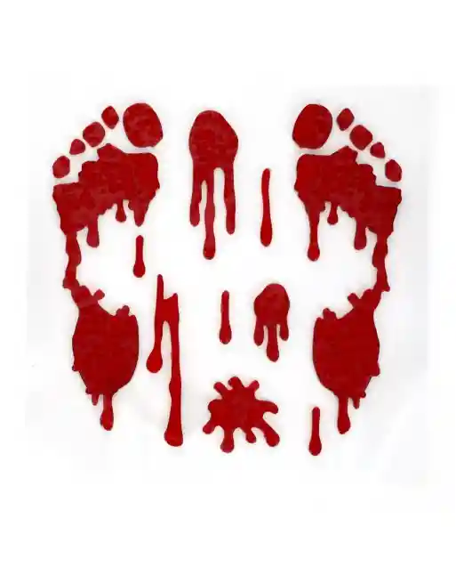 Adhesivos De Gel Para Ventana "bloody" Con Temática De Halloween